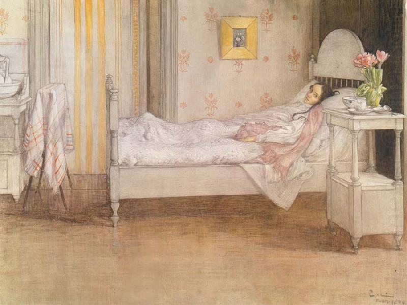 Carl Larsson Convalescence china oil painting image